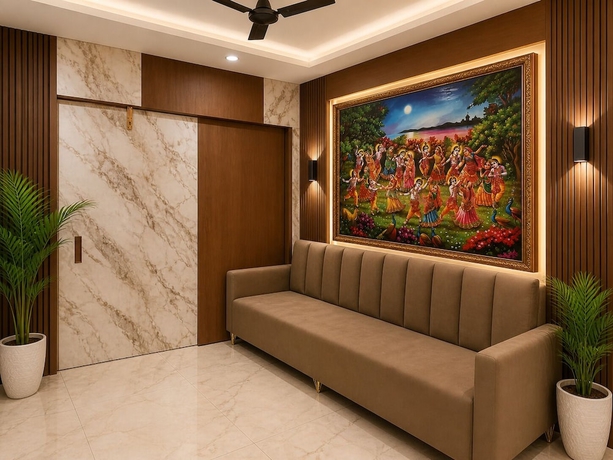 Imagen de los interiores del Hotel Hari Kripa Dham Near Prem Mandir Vrindavan. Foto 16