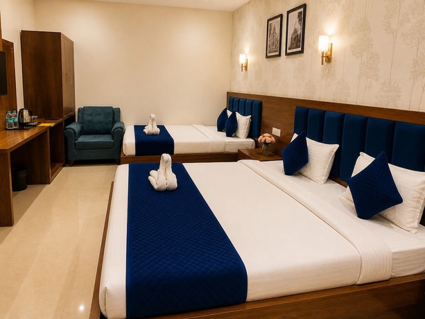 Imagen de la habitación del Hotel Hari Kripa Dham Near Prem Mandir Vrindavan. Foto 10