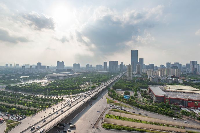 Imagen de los exteriores del Hotel Harim Vinhomes D\'capitale. Foto 12