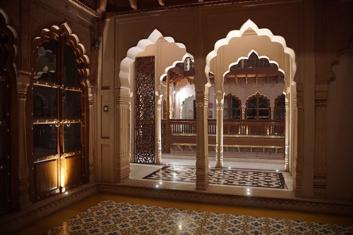 Imagen de los interiores del Hotel Haveli Dharampura. Foto 14