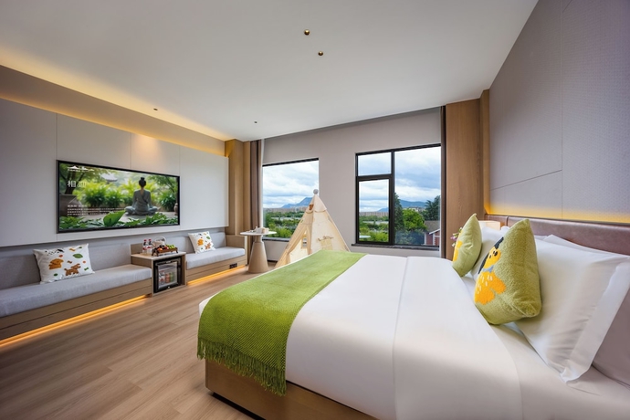 Imagen de la habitación del Hotel Healing Mind International Kunming Dianchi Grand View Park Fuhai Metro Station Branch. Foto 7