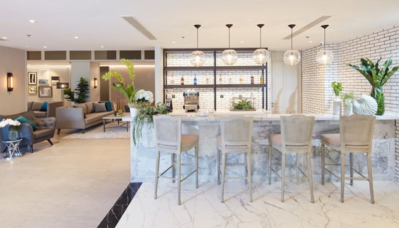 Imagen del bar/restaurante del Hotel Health Land Resort and Spa. Foto 3