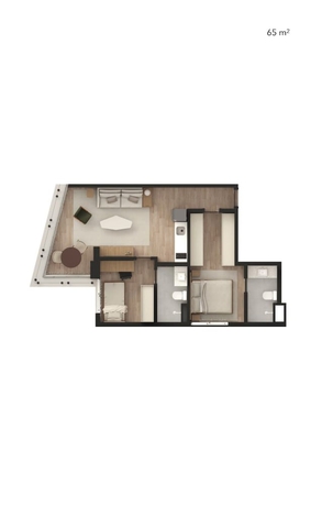 Imagen de la habitación del Hotel Hege Jardins. Foto 5