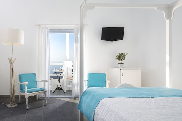 Imagen de la habitación del Hotel Helestia, Caldera Santorini. Foto 6
