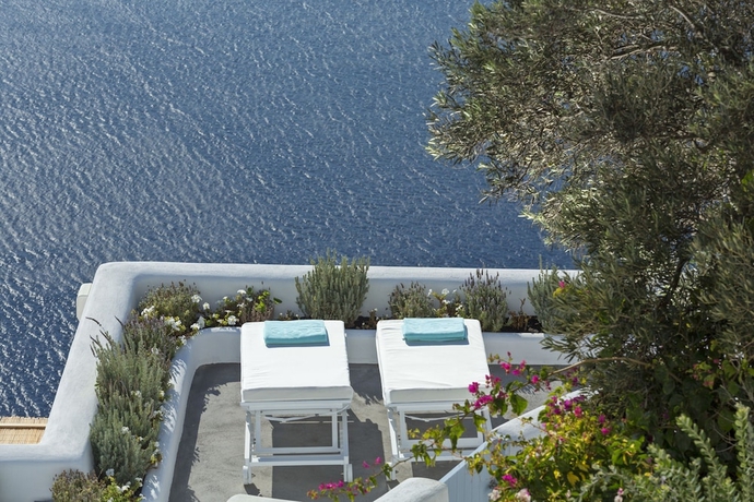 Imagen de la habitación del Hotel Helestia, Caldera Santorini. Foto 16