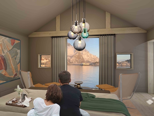 Imagen de la habitación del Hotel Henningsvær Bryggehotell. Foto 6