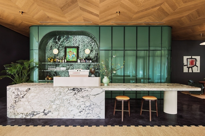 Imagen del bar/restaurante del Hotel Henrietta, Nueva orleans. Foto 4