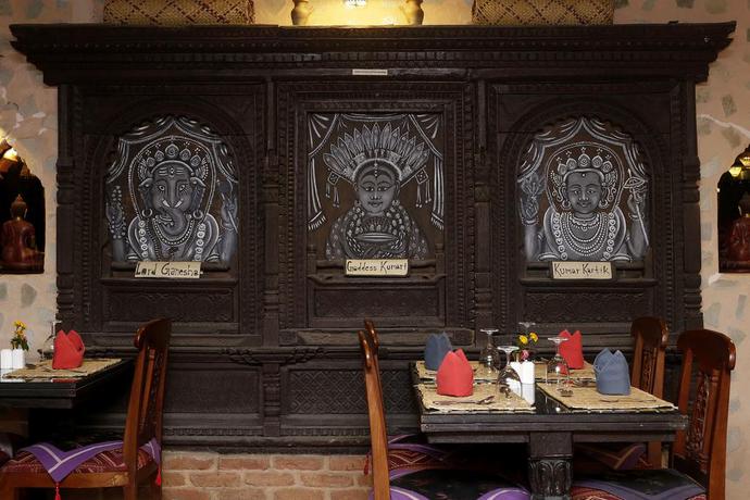 Imagen del bar/restaurante del Hotel Heritage, Bhaktapur. Foto 3