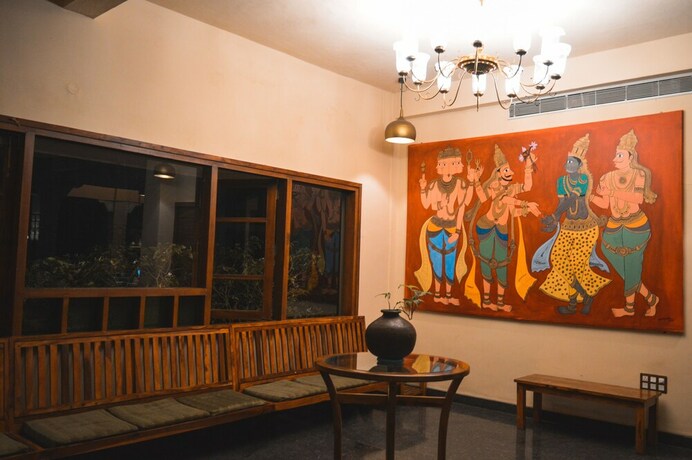 Imagen de los interiores del Hotel Heritage Resort Hampi. Foto 18
