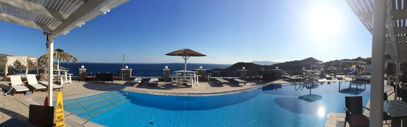 Imagen de la piscina del Hotel Hermes, Ios. Foto 11