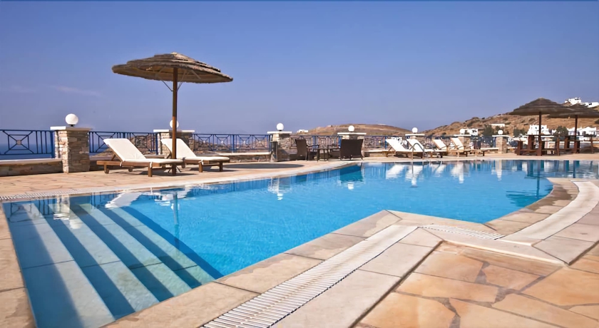 Imagen de la piscina del Hotel Hermes, Ios. Foto 16