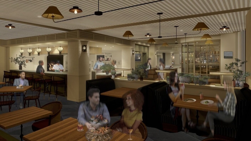 Imagen del bar/restaurante del Hotel Heron, Alexandria. Foto 3