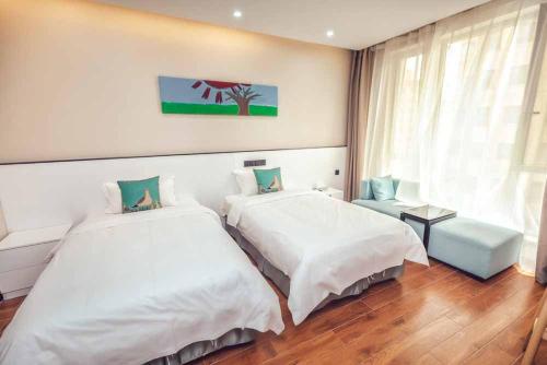 Imagen general del Hotel Hetu Travel Brand Hengda Square Zhangye. Foto 1