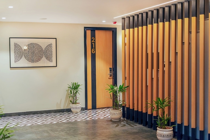 Imagen de los interiores del Hotel Highway Greens Near VR Punjab Mall Airport Road Mohali Chandigarh. Foto 8