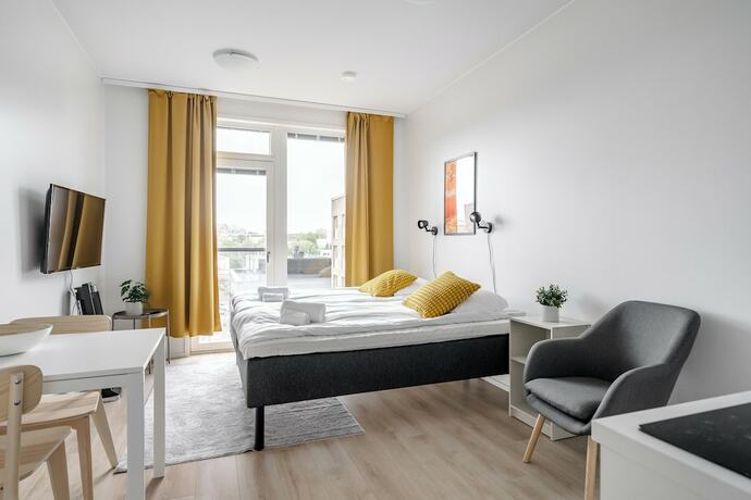 Imagen de la habitación del Hotel Hiisi Homes Turku Herttuankulma. Foto 11