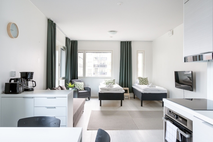 Imagen de la habitación del Hotel Hiisi Homes Vantaa Kaivoksela. Foto 8