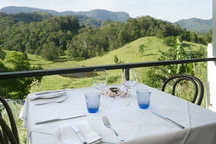 Imagen del bar/restaurante del Hotel Hillcrest Mountain View Retreat. Foto 15