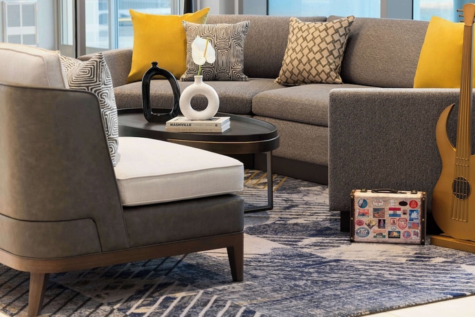 Imagen de los interiores del Hotel Hilton BNA Nashville Airport Terminal. Foto 16