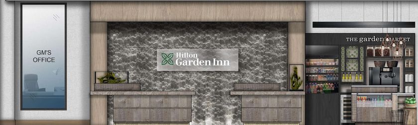Imagen de los interiores del Hotel Hilton Garden Inn Boston Canton. Foto 7
