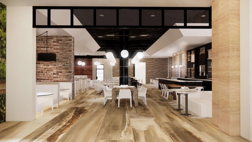 Imagen del bar/restaurante del Hotel Hilton Garden Inn Boston Canton. Foto 3