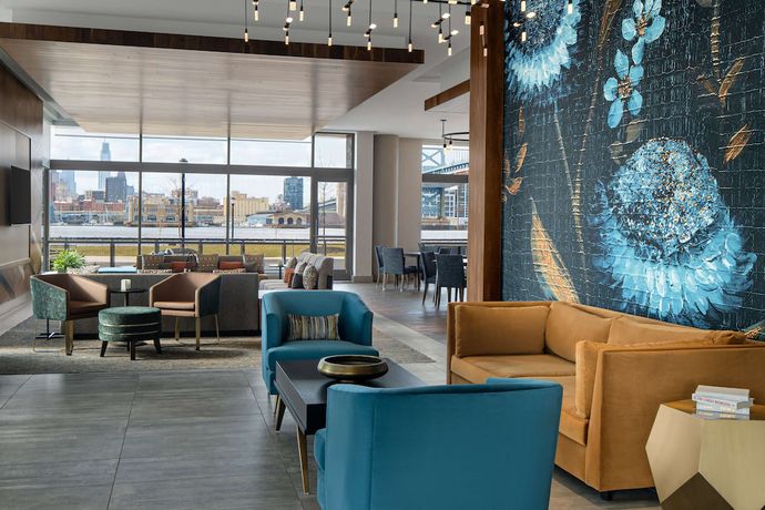 Imagen de los interiores del Hotel Hilton Garden Inn Camden Waterfront Philadelphia. Foto 18