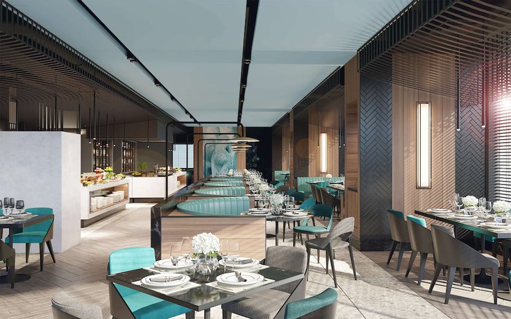 Imagen del bar/restaurante del Hotel Hilton Garden Inn Da Nang. Foto 5