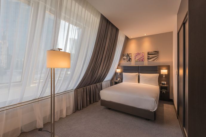 Imagen de la habitación del Hotel Hilton Garden Inn Frankfurt City Centre. Foto 3