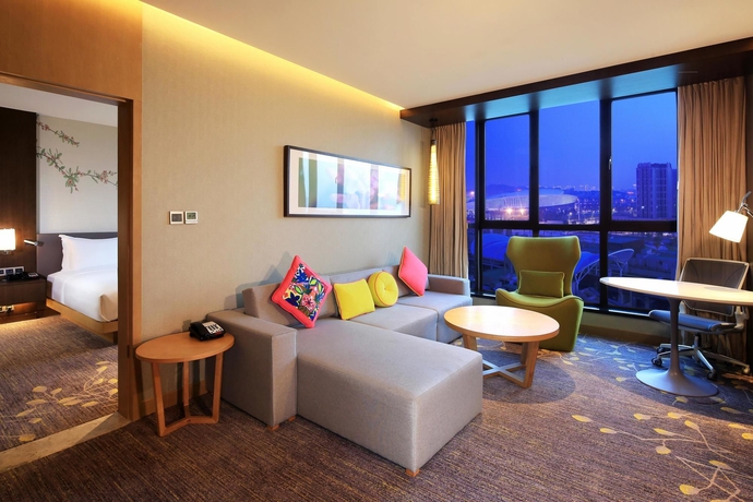 Imagen de los interiores del Hotel Hilton Garden Inn Fuzhou Cangshan. Foto 12