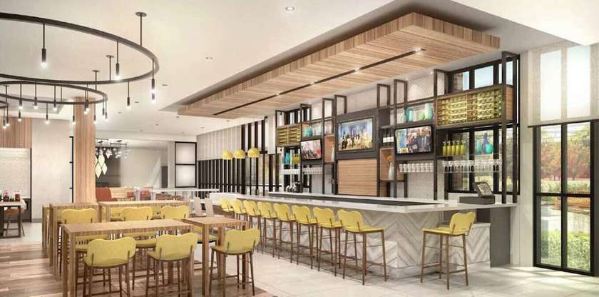 Imagen del bar/restaurante del Hotel Hilton Garden Inn Grapevine at Silverlake Crossing. Foto 3