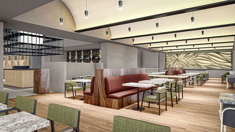 Imagen del bar/restaurante del Hotel Hilton Garden Inn Guadalajara Airport. Foto 15