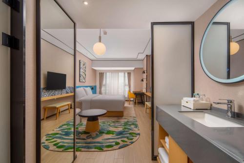Imagen de la habitación del Hotel Hilton Garden Inn Guangzhou Airport Aerotropolis - Free shuttle to Airport. Foto 20