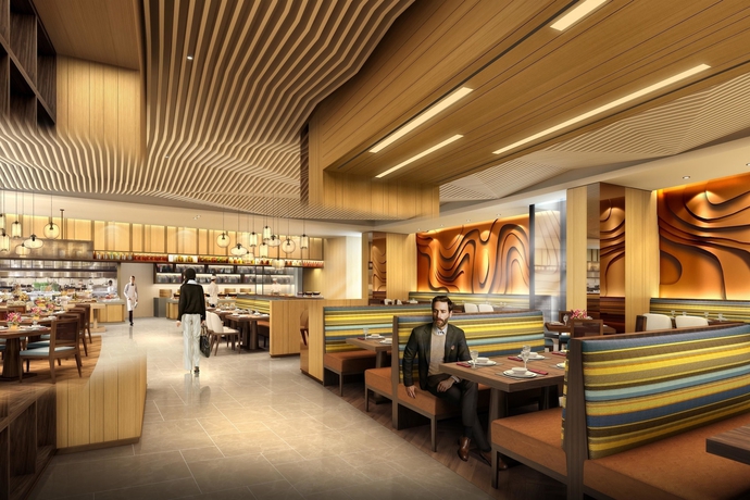 Imagen del bar/restaurante del Hotel Hilton Garden Inn Guiyang Yunyan. Foto 8