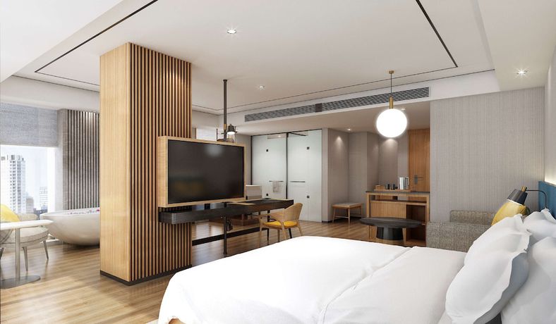 Imagen de la habitación del Hotel Hilton Garden Inn Huzhou Anji Phoenix Mountain. Foto 5