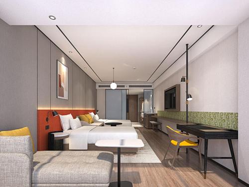 Imagen de la habitación del Hotel Hilton Garden Inn Huzhou High-Speed Railway Station. Foto 7