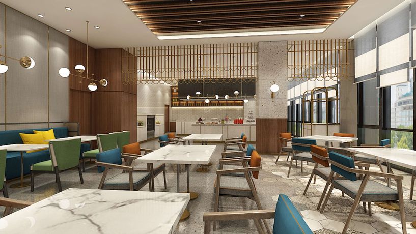 Imagen del bar/restaurante del Hotel Hilton Garden Inn Jincheng Gushuyuan. Foto 2