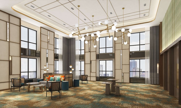 Imagen del bar/restaurante del Hotel Hilton Garden Inn Jinzhou Central Street. Foto 4