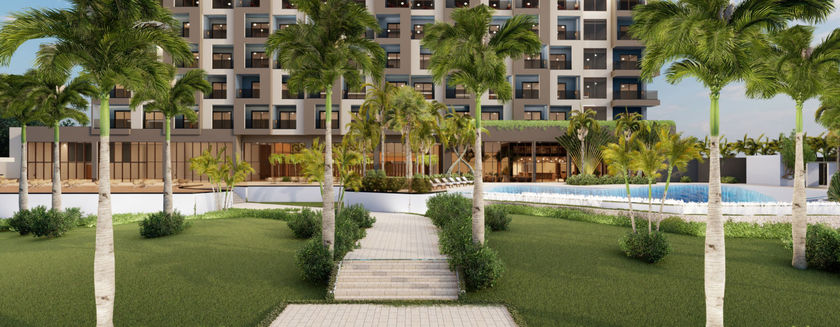 Imagen de los exteriores del Hotel Hilton Garden Inn La Romana. Foto 5