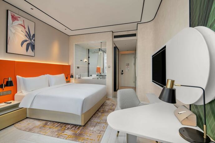 Imagen de la habitación del Hotel Hilton Garden Inn Nanjing Hexi Olympic Sports Center. Foto 14
