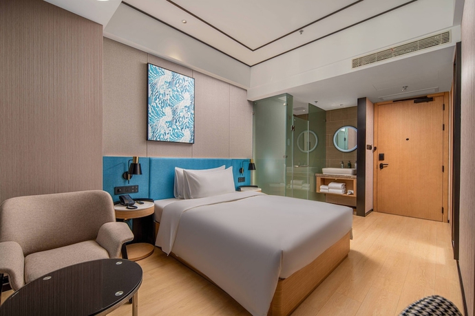 Imagen de la habitación del Hotel Hilton Garden Inn Nantong Haohe Scenic Area. Foto 2