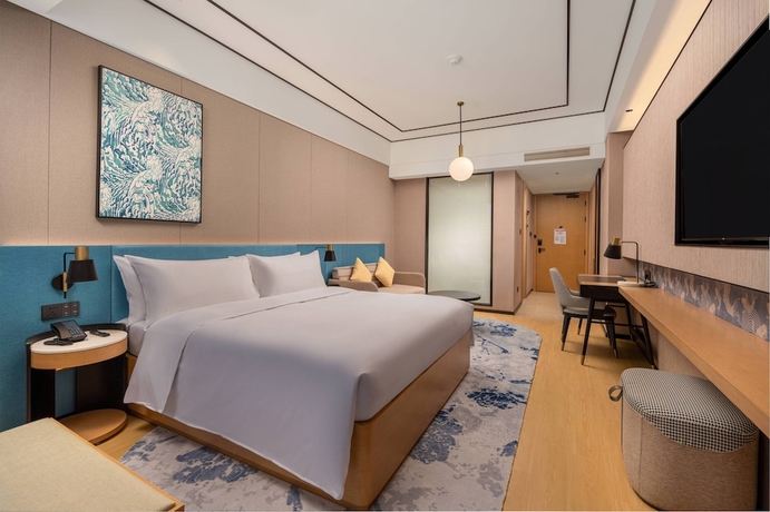 Imagen de la habitación del Hotel Hilton Garden Inn Nantong Haohe Scenic Area. Foto 10