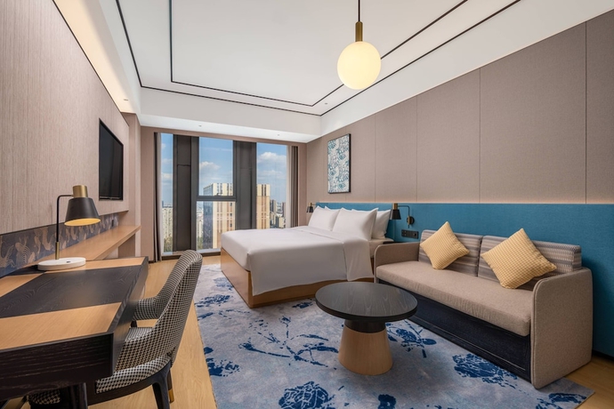 Imagen de la habitación del Hotel Hilton Garden Inn Nantong Haohe Scenic Area. Foto 11