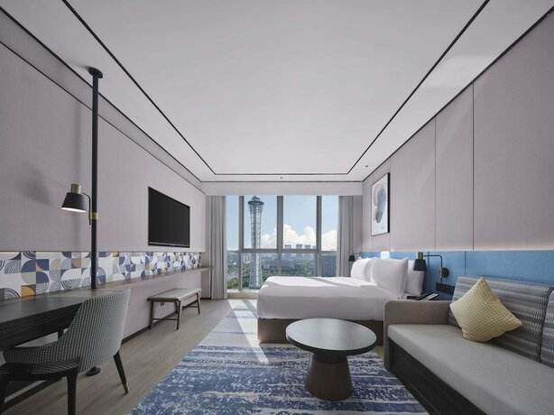 Imagen de la habitación del Hotel Hilton Garden Inn Nantong Rudong. Foto 15