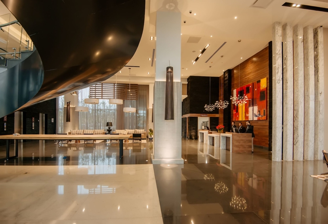 Imagen de los interiores del Hotel Hilton Garden Inn Puebla Angelópolis, Mexico. Foto 17