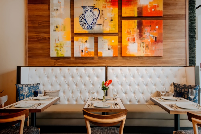 Imagen del bar/restaurante del Hotel Hilton Garden Inn Puebla Angelópolis, Mexico. Foto 5