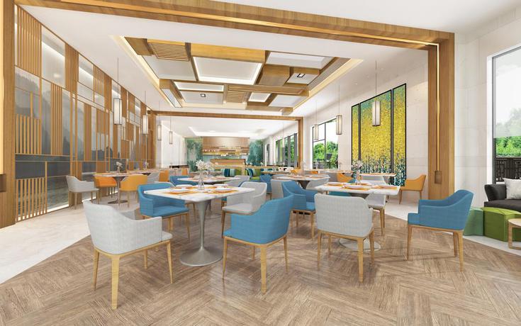 Imagen del bar/restaurante del Hotel Hilton Garden Inn Qidong. Foto 3