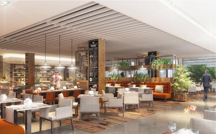 Imagen del bar/restaurante del Hotel Hilton Garden Inn Ras Al Khaimah. Foto 2