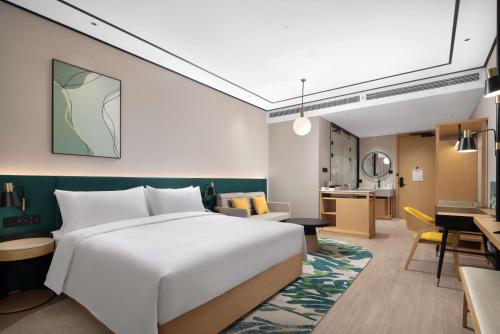 Imagen de la habitación del Hotel Hilton Garden Inn Rizhao High-Tech Zone. Foto 14