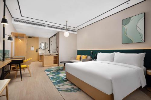 Imagen de la habitación del Hotel Hilton Garden Inn Rizhao High-Tech Zone. Foto 15