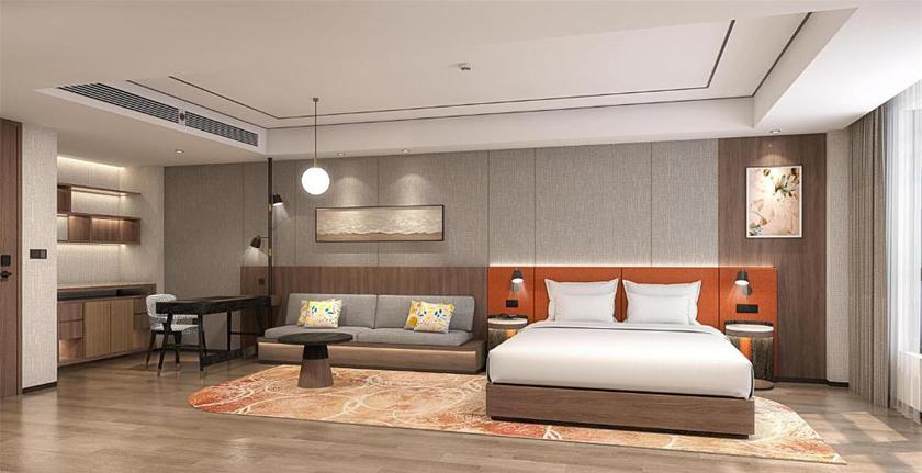 Imagen de la habitación del Hotel Hilton Garden Inn Shanghai Changxing Island. Foto 6
