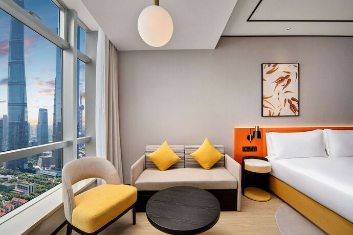 Imagen de la habitación del Hotel Hilton Garden Inn Shanghai Lujiazui. Foto 21